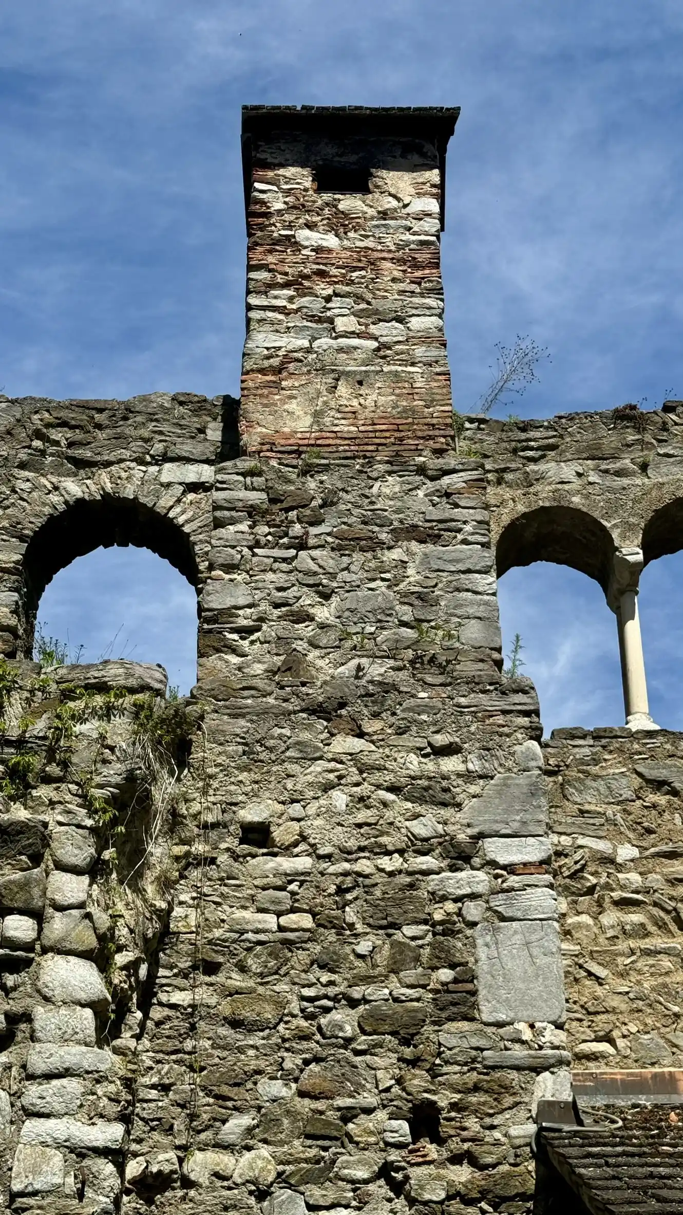 Ruins of Petersberg Castle | Lower Courtyard